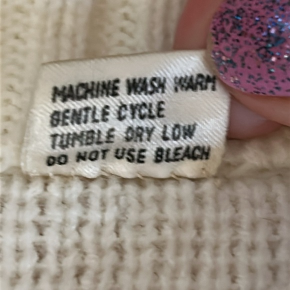 Vintage 70s 80s Gateway Knit Reindeer Christmas Holiday Sweater Unisex size LG - Picture 8 of 16